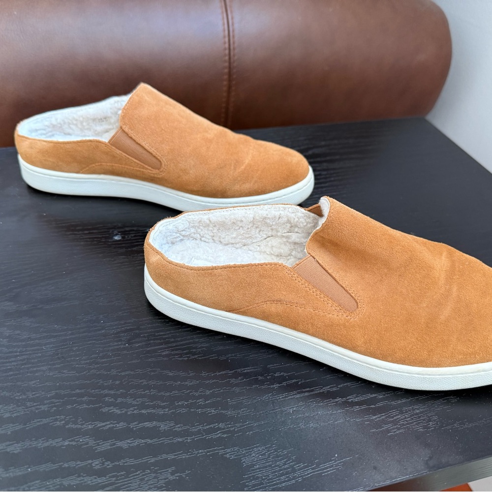 Vince Women’s Brown Suede Slip-On Loafers